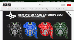 Desktop Screenshot of catchersgear.com